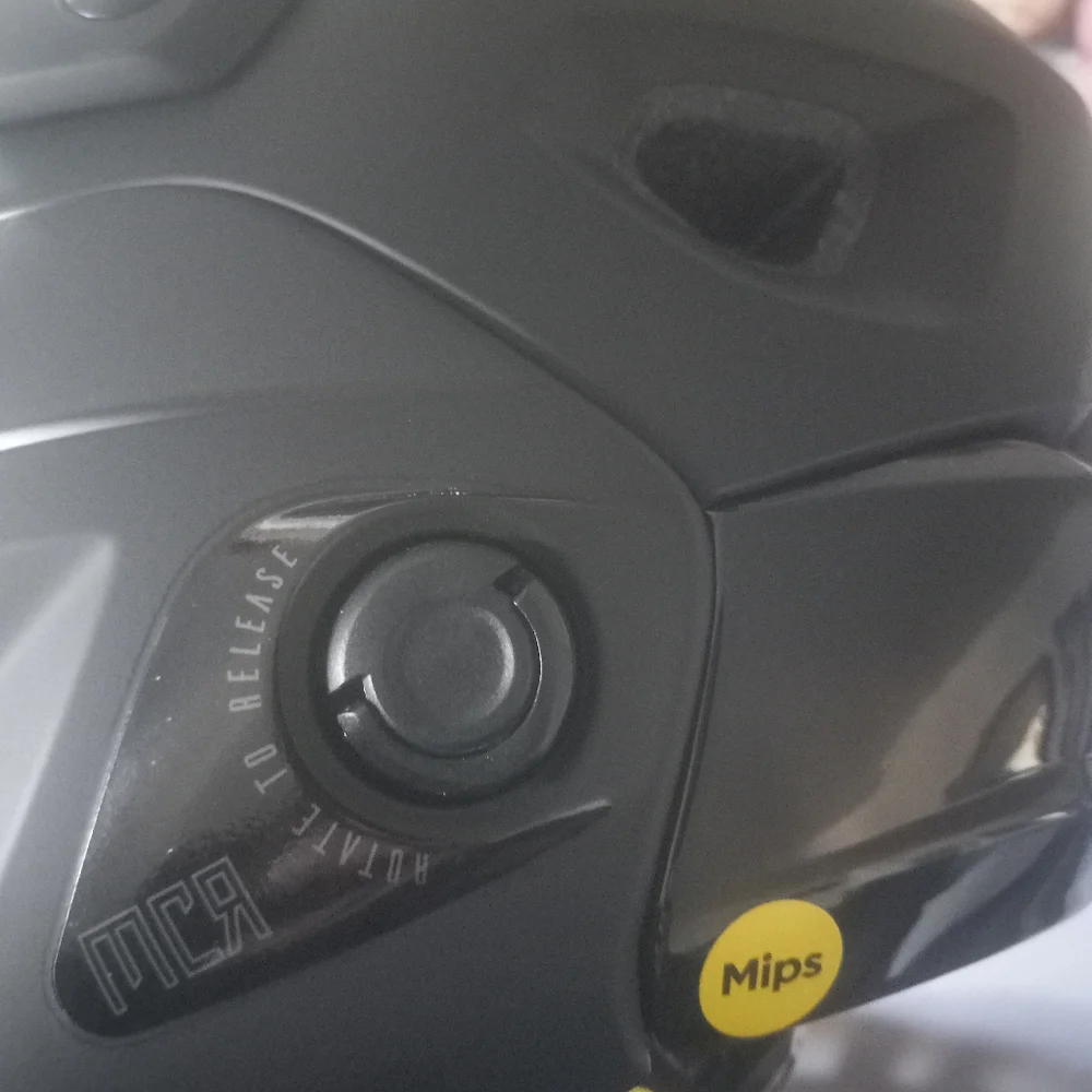 MET Bicycling Parachute MIPS Full Face Helmet Black Large New WIth Bag
